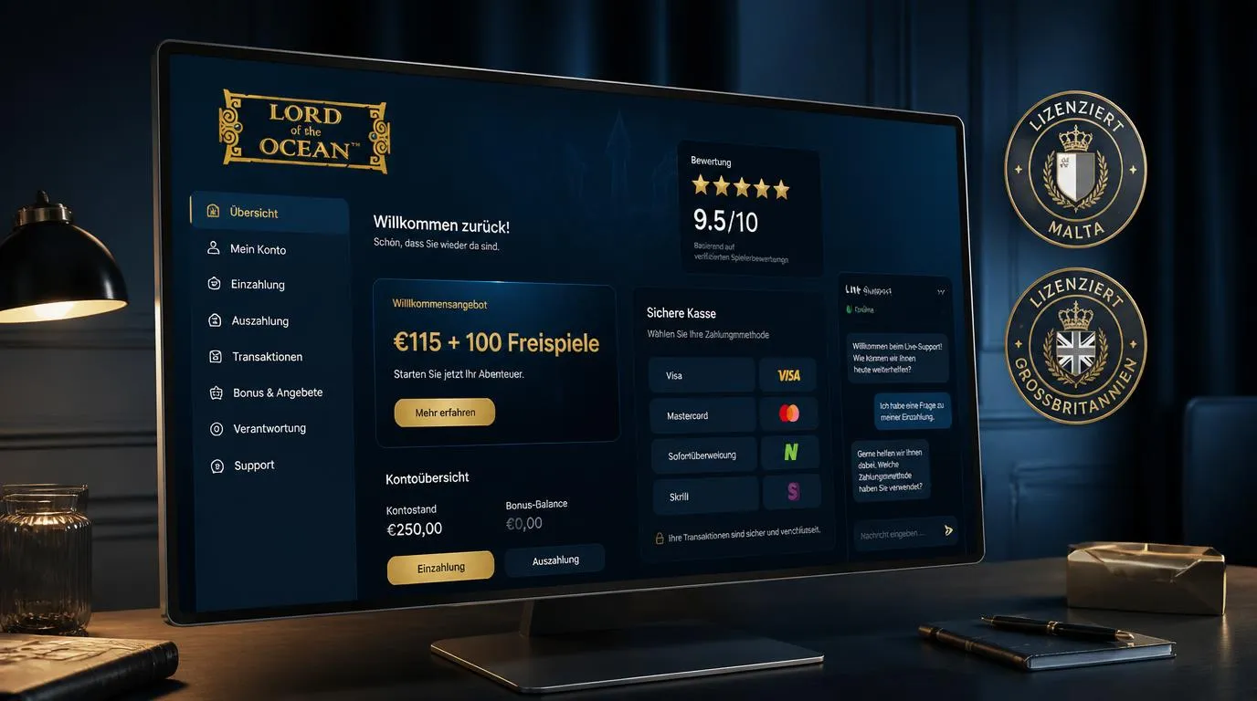 Casino-Bewertung mit internationaler Lizenzprüfung und Willkommensangebot für Spieler in Deutschland